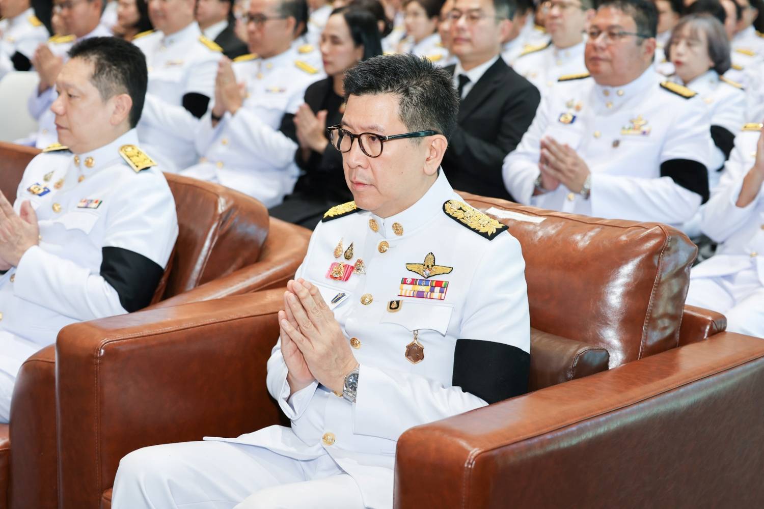 สำนักงานบริหารหนี้สาธารณะ เข้าร่วมพิธีบำเพ็ญกุศลสัตตมวาร (7 วัน) เพื่ออุทิศถวายเป็นพระกุศลแด่สมเด็จพระเจ้าลูกเธอ เจ้าฟ้าพัชรกิติยาภา นเรนทิราเทพยวดี กรมหลวงราชสาริณีสิริพัชร มหาวัชรราชธิดา