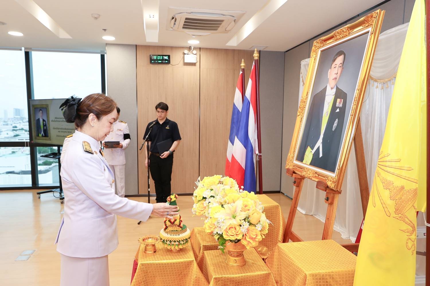 พิธีลงนามถวายพระพรชัยมงคลพระบาทสมเด็จพระเจ้าอยู่หัวและถวายสัตย์ปฏิญาณเพื่อเป็นข้าราชการที่ดีและพลังของแผ่นดิน เนื่องในโอกาสวันเฉลิมพระชนมพรรษา28 กรกฎาคม 2569