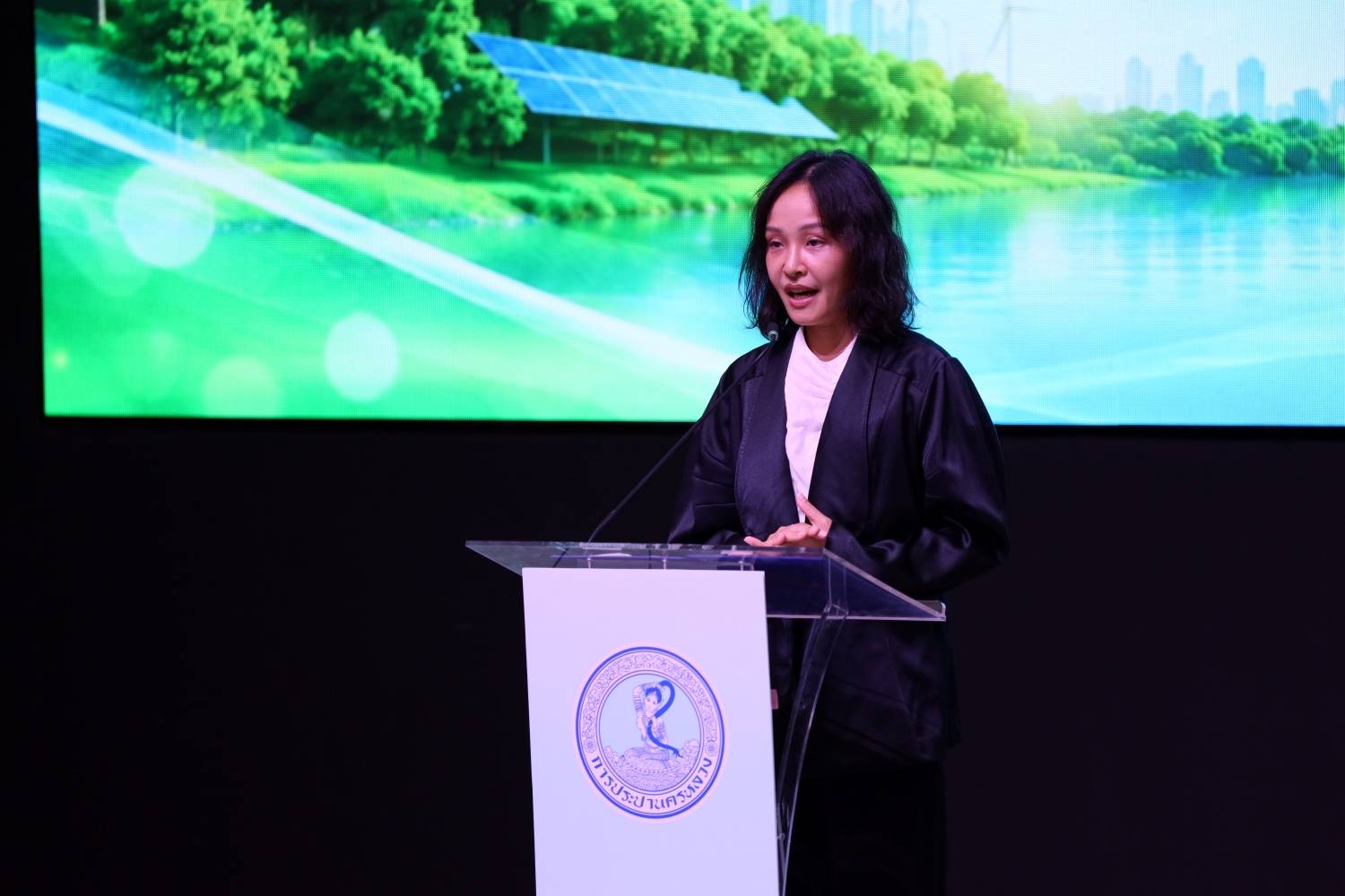 สบน. ร่วมแถลงข่าวความสำเร็จผลการจัดหาเงินกู้ในรูปแบบสัญญากู้ยืมเงินเพื่อสิ่งแวดล้อม หรือ Green Loan ของการประปานครหลวง
