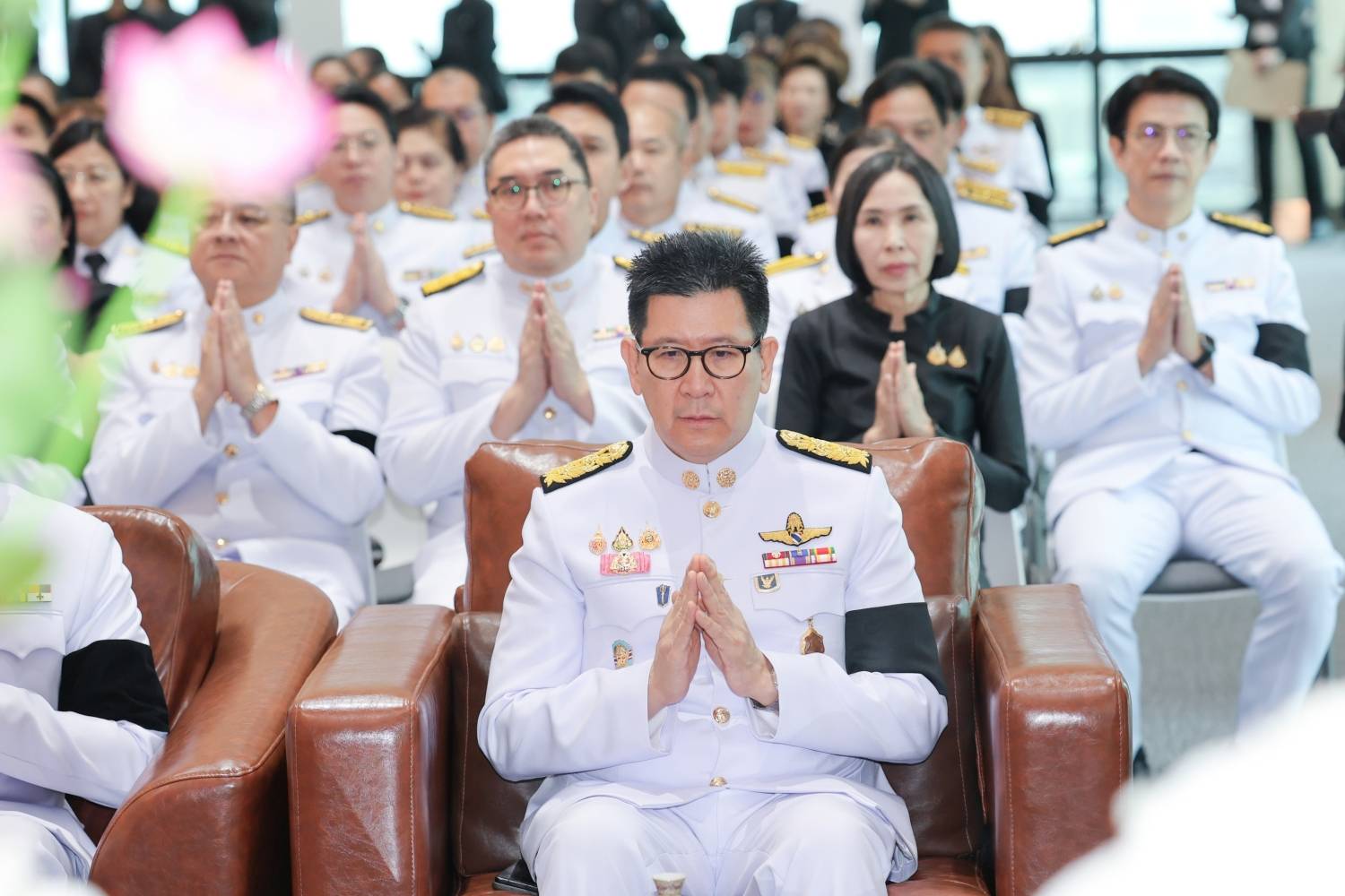 สบน. เข้าร่วมพิธีบำเพ็ญกุศลสตมวาร (100 วัน) เพื่ออุทิศถวายเป็นพระกุศลแด่สมเด็จพระเจ้าลูกเธอ เจ้าฟ้าพัชรกิติยาภานเรนทิราเทพยวดี กรมหลวงราชสาริณีสิริพัชร มหาวัชรราชธิดา