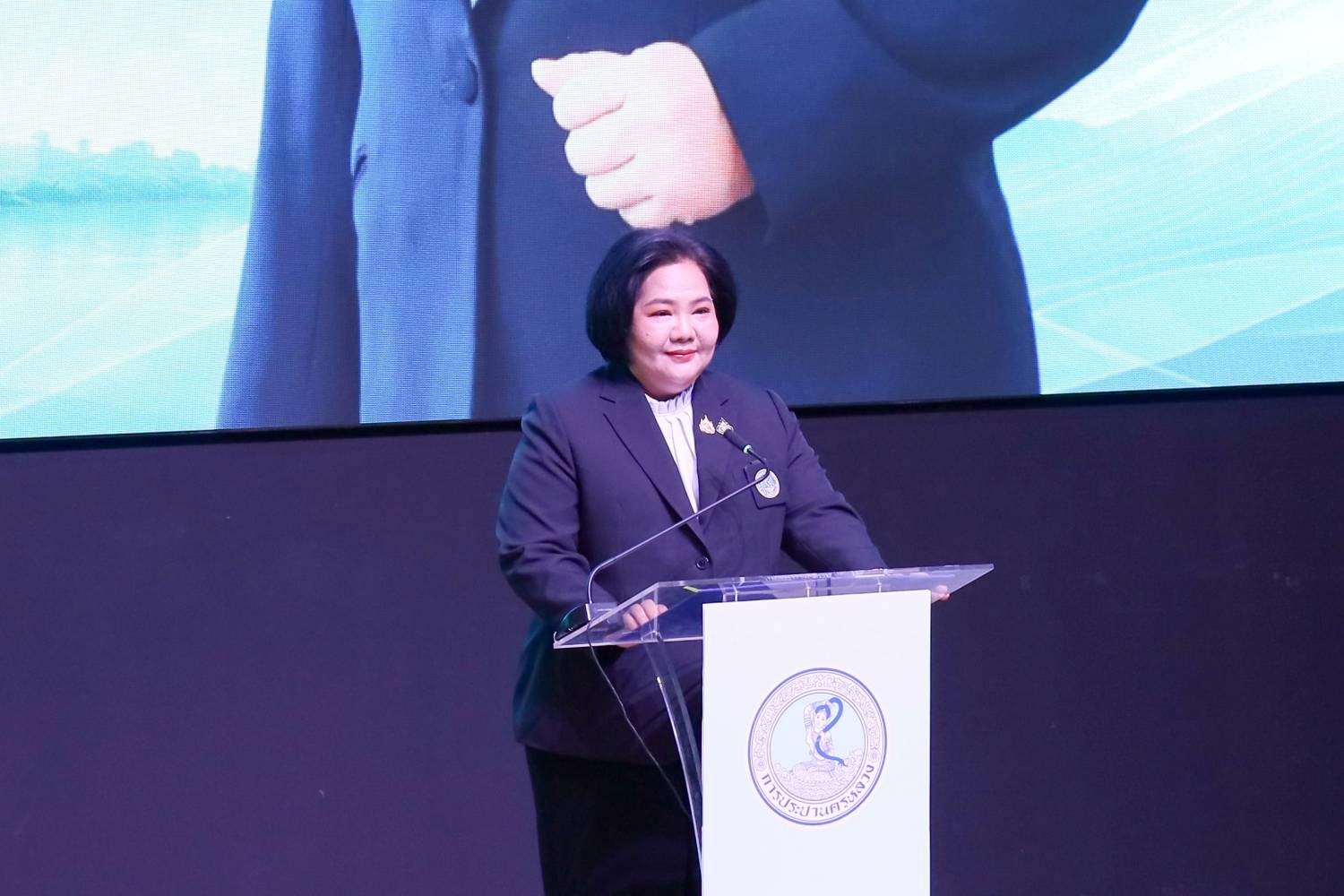 สบน. ร่วมแถลงข่าวความสำเร็จผลการจัดหาเงินกู้ในรูปแบบสัญญากู้ยืมเงินเพื่อสิ่งแวดล้อม หรือ Green Loan ของการประปานครหลวง