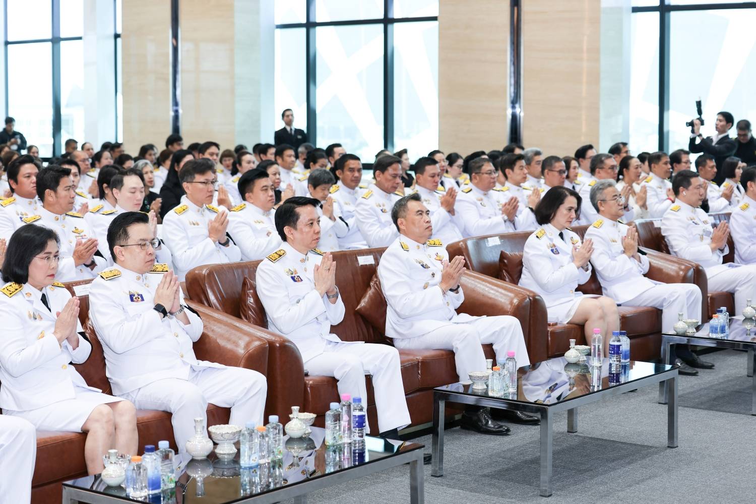 สบน. ร่วมพิธีสวดพระพุทธมนต์และทำบุญตักบาตรถวายพระราชกุศลเนื่องในวันคล้ายวันสวรรคตสมเด็จพระนางเจ้าสิริกิติ์ พระบรมราชินีนาถ พระบรมราชชนนีพันปีหลวง 24 ตุลาคม 2569
