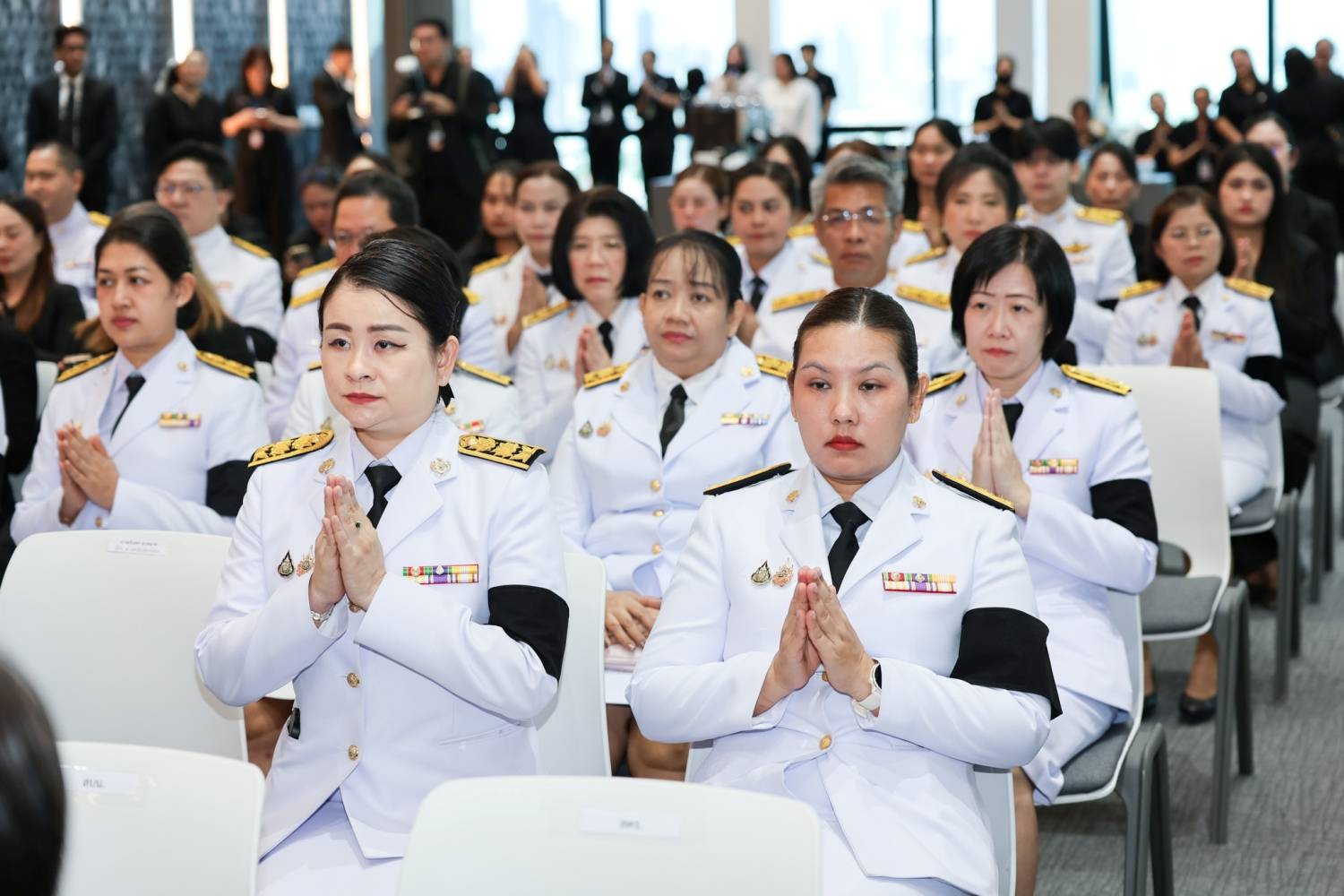 สำนักงานบริหารหนี้สาธารณะ เข้าร่วมพิธีบำเพ็ญกุศลสัตตมวาร (7 วัน) เพื่ออุทิศถวายเป็นพระกุศลแด่สมเด็จพระเจ้าลูกเธอ เจ้าฟ้าพัชรกิติยาภา นเรนทิราเทพยวดี กรมหลวงราชสาริณีสิริพัชร มหาวัชรราชธิดา