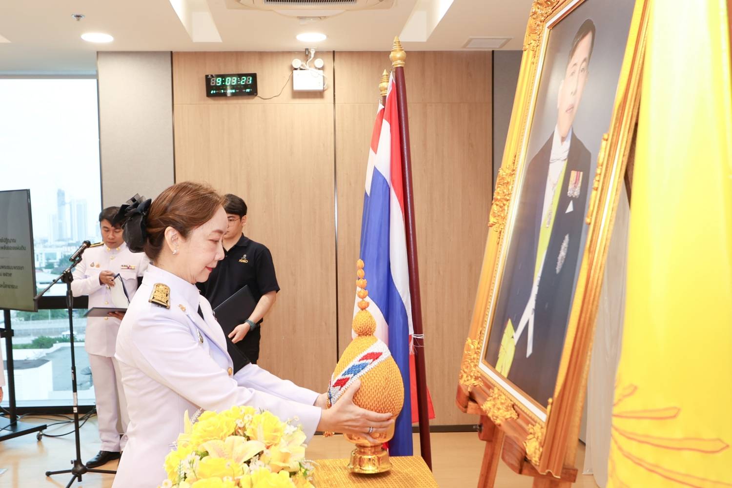 พิธีลงนามถวายพระพรชัยมงคลพระบาทสมเด็จพระเจ้าอยู่หัวและถวายสัตย์ปฏิญาณเพื่อเป็นข้าราชการที่ดีและพลังของแผ่นดิน เนื่องในโอกาสวันเฉลิมพระชนมพรรษา28 กรกฎาคม 2569