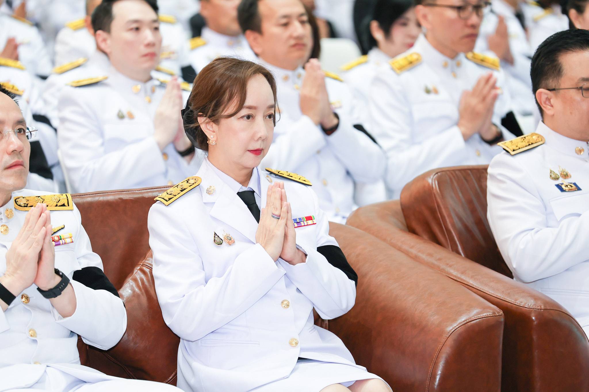 สำนักงานบริหารหนี้สาธารณะ เข้าร่วมพิธีบำเพ็ญกุศลสัตตมวาร (7 วัน) เพื่ออุทิศถวายเป็นพระกุศลแด่สมเด็จพระเจ้าลูกเธอ เจ้าฟ้าพัชรกิติยาภา นเรนทิราเทพยวดี กรมหลวงราชสาริณีสิริพัชร มหาวัชรราชธิดา