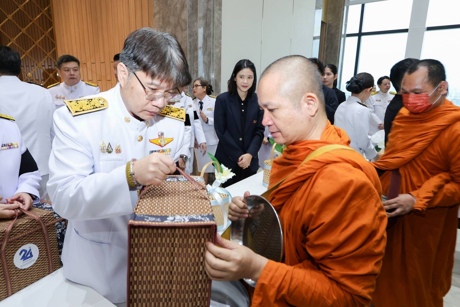 สบน. ร่วมพิธีสวดพระพุทธมนต์และทำบุญตักบาตรถวายพระราชกุศลเนื่องในวันคล้ายวันสวรรคตสมเด็จพระนางเจ้าสิริกิติ์ พระบรมราชินีนาถ พระบรมราชชนนีพันปีหลวง 24 ตุลาคม 2569