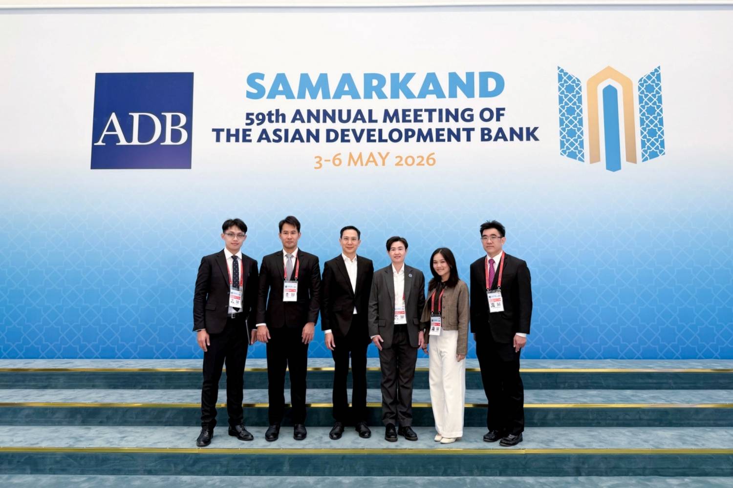 สำนักงานบริหารหนี้สาธารณะเข้าร่วมการประชุมประจำปีสภาผู้ว่าการธนาคารพัฒนาเอเชีย (Asian Development Bank: ADB) ครั้งที่ 59 และการประชุมอื่นๆ ที่เกี่ยวข้อง ระหว่างวันที่ 4 – 5 พฤษภาคม 2569 ณ เมืองซามาร์คันด์ สาธารณรัฐอุซเบกิสถาน