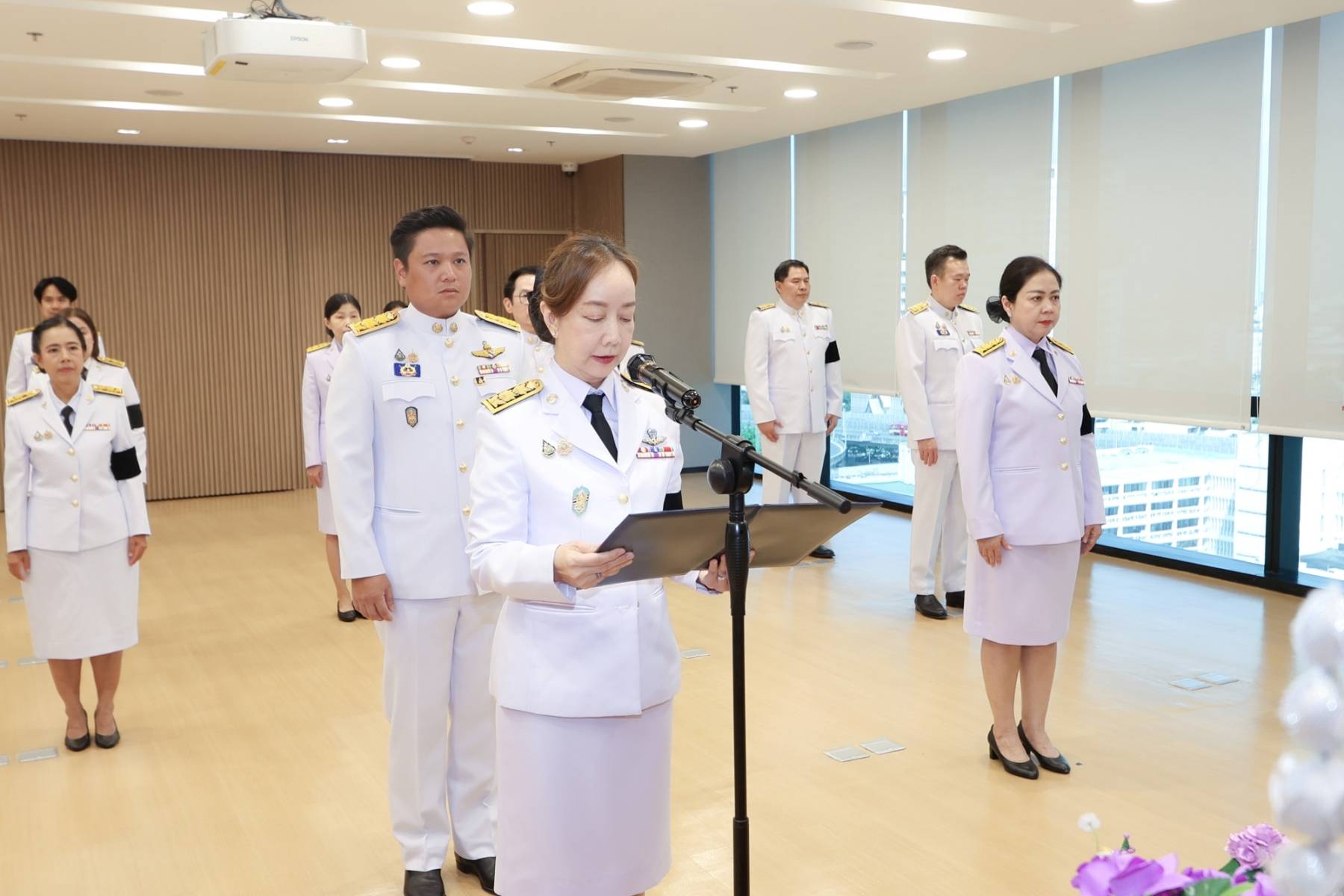 สำนักงานบริหารหนี้สาธารณะจัดพิธีลงนามถวายพระพรชัยมงคล เนื่องในโอกาสพระราชพิธีมหามงคลเฉลิมพรรษา 4 รอบ สมเด็จพระนางเจ้าสุทิดา พัชรสุธาพิมลลักษณ พระบรมราชินี 3 มิถุนายน 2568