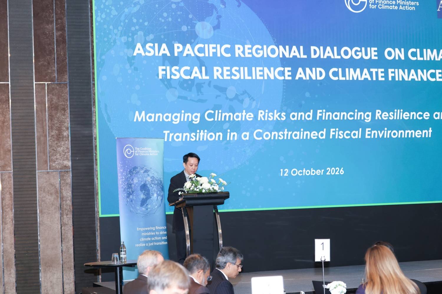 การประชุม Asia-Pacific Regional Dialogue of the Coalition of Finance Ministers for Climate Action