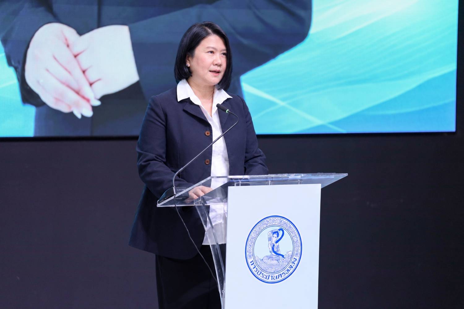 สบน. ร่วมแถลงข่าวความสำเร็จผลการจัดหาเงินกู้ในรูปแบบสัญญากู้ยืมเงินเพื่อสิ่งแวดล้อม หรือ Green Loan ของการประปานครหลวง