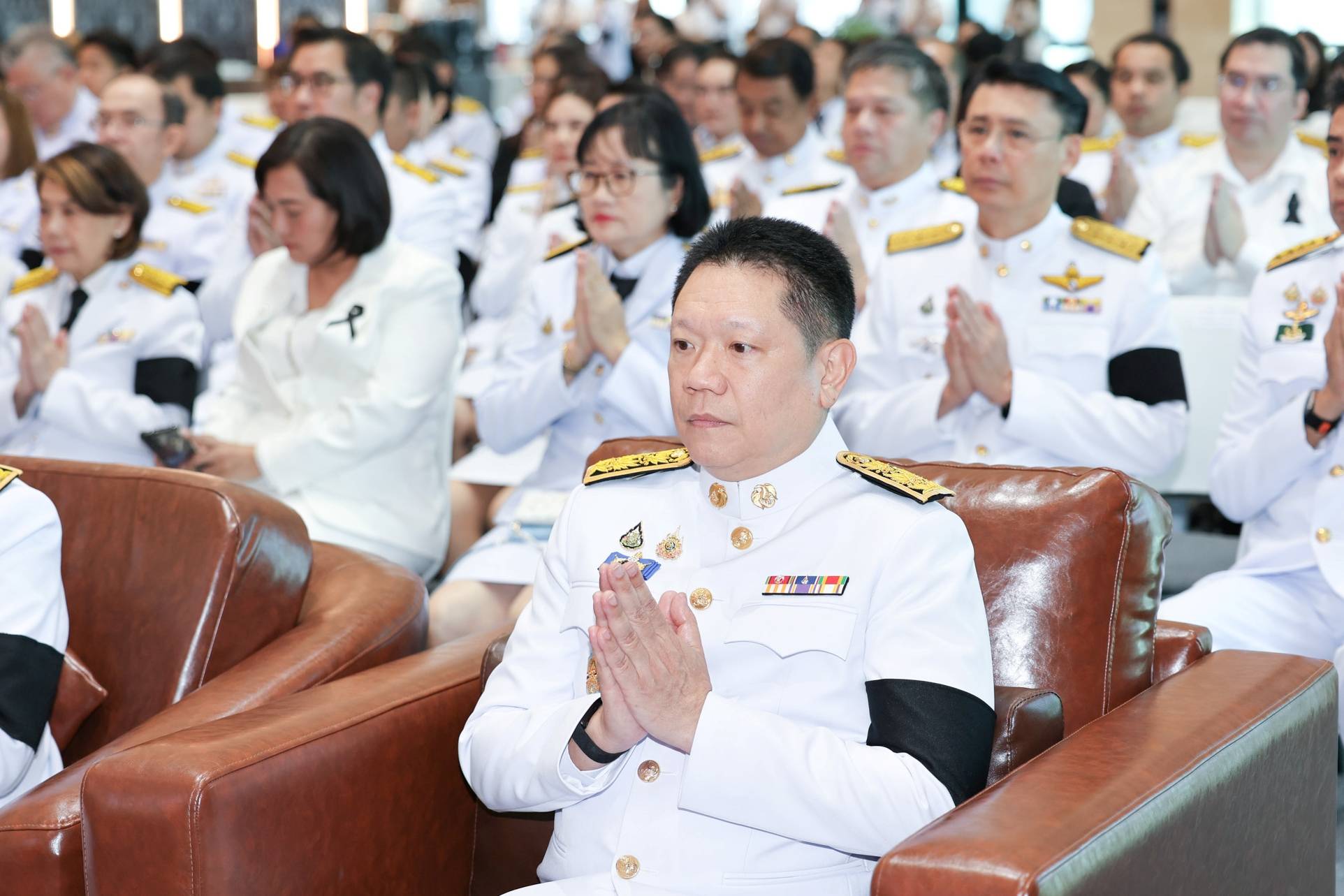 สบน. ร่วมพิธีเจริญพระพุทธมนต์และทำบุญตักบาตร ถวายเป็นพระกุศลแด่สมเด็จพระอริยวงศาคตญาณ สมเด็จพระสังฆราช สกลมหาสังฆปริณายก เนื่องในโอกาสฉลองพระชนมายุ 99 พรรษา