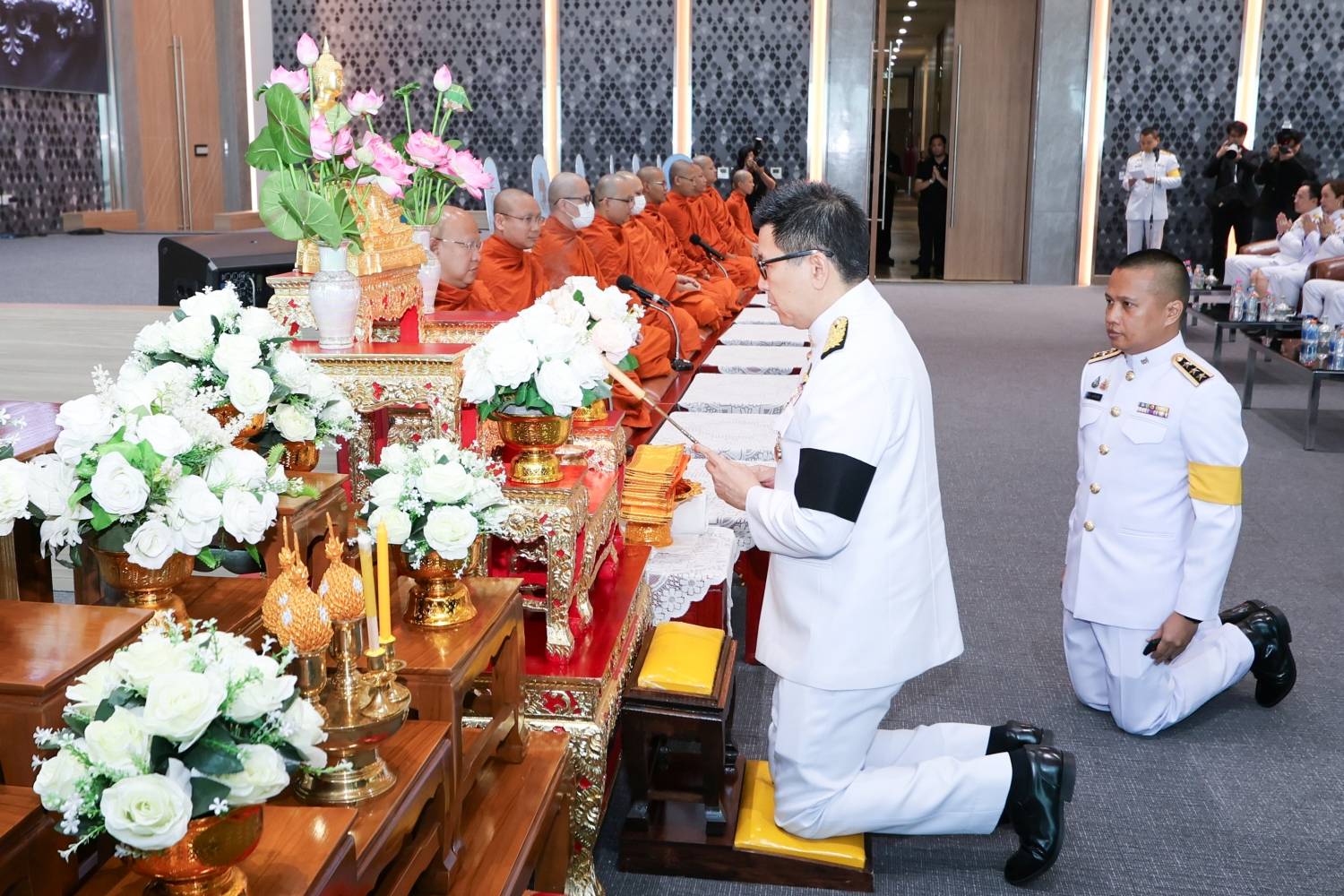 สบน. เข้าร่วมพิธีบำเพ็ญกุศลปัญญาสมวาร (50 วัน) เพื่ออุทิศถวายเป็นพระกุศลแด่สมเด็จพระเจ้าลูกเธอ เจ้าฟ้าพัชรกิติยาภานเรนทิราเทพยวดี กรมหลวงราชสาริณีสิริพัชร มหาวัชรราชธิดา