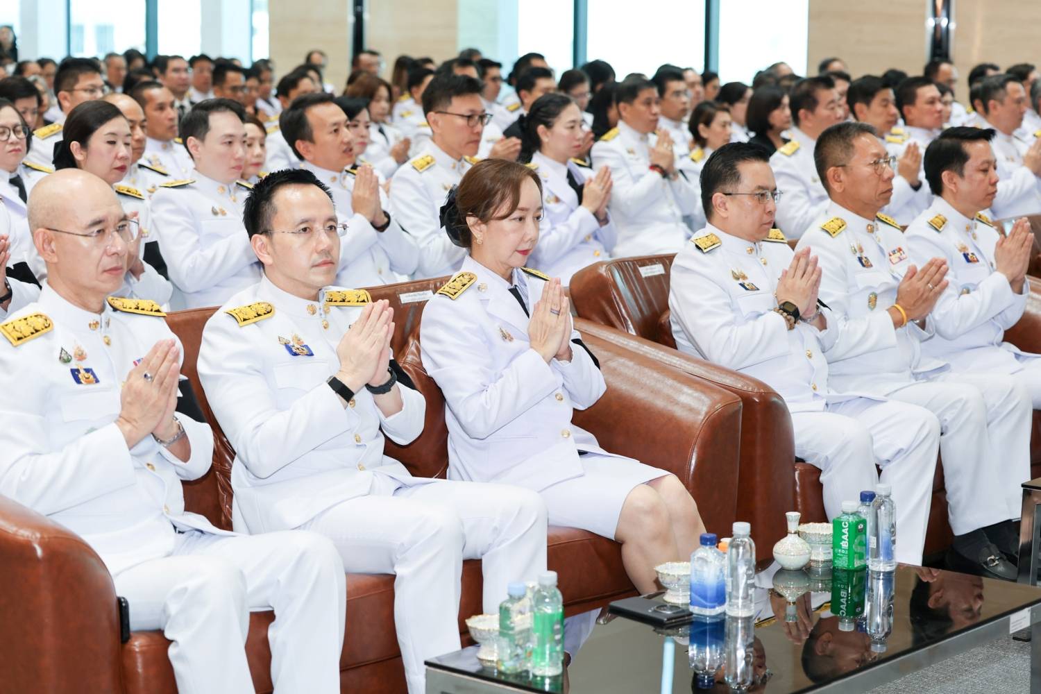 สำนักงานบริหารหนี้สาธารณะ เข้าร่วมพิธีบำเพ็ญกุศลสัตตมวาร (7 วัน) เพื่ออุทิศถวายเป็นพระกุศลแด่สมเด็จพระเจ้าลูกเธอ เจ้าฟ้าพัชรกิติยาภา นเรนทิราเทพยวดี กรมหลวงราชสาริณีสิริพัชร มหาวัชรราชธิดา